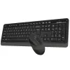 SET TASTATURA + MOUSE A4TECH FG1010, FARA FIR, NEGRU/GRI