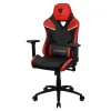 SCAUN GAMING THUNDERX3 TC5, PU PIELE, NEGRU/ROSU