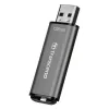 USB FLASH НАКОПИТЕЛЬ TRANSCEND JETFLASH 920, 128ГБ, СЕРЫЙ