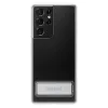 HUSA SAMSUNG CLEAR STANDING COVER FOR GALAXY S21 ULTRA, TRANSPARENT
