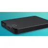 ВНЕШНИЙ ПОРТАТИВНЫЙ ЖЕСТКИЙ ДИСК WESTERN DIGITAL WD ELEMENTS,  1 TB, ЧЁРНЫЙ (WDBUZG0010BBK-WESN)
