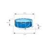 PISCINA CU CADRU METALIC INTEX METAL FRAME, 16800L, ALBASTRU, 28242