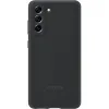HUSA SAMSUNG SILICONE COVER FOR GALAXY S21 FE, NEGRU