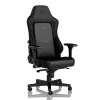 ИГРОВОЕ КРЕСЛО NOBLECHAIRS HERO, НАТУРАЛЬНАЯ КОЖА, ЧЁРНЫЙ