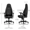 SCAUN GAMING NOBLECHAIRS ICON, VINIL, NEGRU