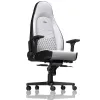 ИГРОВОЕ КРЕСЛО NOBLECHAIRS ICON, ИСКУССТВЕННАЯ КОЖА, БЕЛЫЙ/ЧЁРНЫЙ