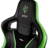 ИГРОВОЕ КРЕСЛО NOBLECHAIRS EPIC, ИСКУССТВЕННАЯ КОЖА, ЧЕРНЫЙ/ЗЕЛЕНЫЙ