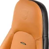 ИГРОВОЕ КРЕСЛО NOBLECHAIRS ICON, НАТУРАЛЬНАЯ КОЖА, КОНЬЯЧНЫЙ/ЧЕРНЫЙ