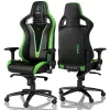ИГРОВОЕ КРЕСЛО NOBLECHAIRS EPIC, ИСКУССТВЕННАЯ КОЖА, ЧЕРНЫЙ/ЗЕЛЕНЫЙ