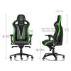 ИГРОВОЕ КРЕСЛО NOBLECHAIRS EPIC, ИСКУССТВЕННАЯ КОЖА, ЧЕРНЫЙ/ЗЕЛЕНЫЙ