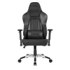 SCAUN DE BIROU AKRACING OFFICE OBSIDIAN, PU PIELE, NEGRU