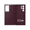 ЧЕХОЛ КНИЖКА SAMSUNG SMART CLEAR VIEW COVER FOR GALAXY S22 ULTRA, БОРДОВЫЙ