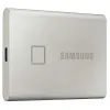 ВНЕШНИЙ ПОРТАТИВНЫЙ SSD НАКОПИТЕЛЬ SAMSUNG PORTABLE SSD T7 TOUCH,  2 TB, СЕРЕБРИСТЫЙ (MU-PC2T0S/WW)