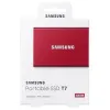 ВНЕШНИЙ ПОРТАТИВНЫЙ SSD-НАКОПИТЕЛЬ SAMSUNG PORTABLE SSD T7, 500 GB, КРАСНЫЙ (MU-PC500R/WW)
