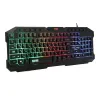 SET TASTATURA + MOUSE + MOUSE PAD QUMO MYSTIC, CU FIR, NEGRU