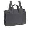 СУМКА ДЛЯ НОУТБУКА RIVACASE CENTRAL, 15.6", ПОЛИЭСТЕР, СЕРЫЙ