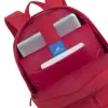 РЮКЗАК ДЛЯ НОУТБУКА RIVACASE CANVAS, 15.6", ПОЛИЭСТЕР, КРАСНЫЙ