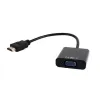 CONVERTOR VIDEO/AUDIO CABLEXPERT A-HDMI-VGA-03, HDMI (M) - VGA D-SUB, 0,15M, NEGRU