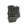 SET TASTATURA + MOUSE GEMBIRD GGS-IVAR-TWIN, CU FIR, NEGRU