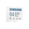 КАРТА ПАМЯТИ SAMSUNG EVO PLUS MICROSD, 64ГБ (MB-MC64KA/RU)