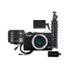 APARAT FOTO MIRRORLESS CANON EOS M200 STREAMING KIT, NEGRU