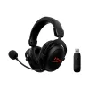 CASTI GAMING HYPERX CLOUD CORE WIRELESS, FARA FIR, NEGRU