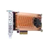 КАРТА РАСШИРЕНИЯ NAS QNAP QM2-2P-244A, БРОНЗОВЫЙ
