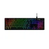 TASTATURA HYPERX ALLOY ORIGINS PBT, CU FIR, NEGRU