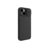 HUSA NILLKIN IPHONE 14, CAMSHIELD SILKY SILICONE, NEGRU
