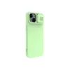 ЧЕХОЛ NILLKIN IPHONE 14, CAMSHIELD SILKY SILICONE, ЗЕЛЁНЫЙ