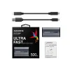 ВНЕШНИЙ ПОРТАТИВНЫЙ SSD НАКОПИТЕЛЬ ADATA SE880, 500 ГБ, СЕРЫЙ (AELI-SE880-500GCGY)