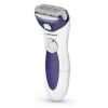 SHAVER ESPERANZA ARUBA EBG003B WHITE-BLUE WOOMAN , ERGONIMIC SHAPE AND MODERN DESIGN, GENTLE & FAST, SHAVING SILKY SKIN IN SECONDS, BIKINI TRYMER COMB