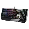 TASTATURA BLOODY B865R, CU FIR, NEGRU/ARGINTIU