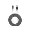 CABLU INCARCARE SI SINCRONIZARE CELLULARLINE LONG CABLE, USB TYPE-A/LIGHTNING, 2,5M, NEGRU