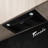 ВЫТЯЖКА TORNADO MODUL GLASS 750(60) BL LED, BLACK/GLASS