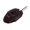 ACER NITRO NMW810 USB OPTICAL MOUSE - 4000DPI,  RGB 6 COLOR BACKLIGHT LED, CABLE 1.5M, 8 BUTTONS - ONE OF WHICH IS BURST FIRE, ACCELERATION - 20G OF ADDITIONAL WEIGHT (4 X 5G EACH), BLACK.