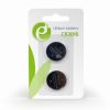 GEMBIRD  BUTTON CELL CR2016, 2PCS, HIGH PERFORMANCE AND LONG LIFETIME
