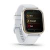 УМНЫЕ ЧАСЫ GARMIN VENU SQ 2, CREAM GOLD BEZEL WITH WHITE