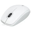 LOGITECH B100 OPTICAL MOUSE, WHITE, USB, OEM