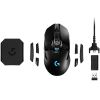 LOGITECH GAMING MOUSE G903 LIGHTSPEED WIRELESS, HERO 25K GAMING SENSOR,100 - 25,600 DPI,  LIGHTSYNC RGB, MECHANICAL BUTTON, 7-11 PROGRAMMABLE BUTTONS/ REMOVABLE SIDE BUTTONS, OPTIONAL EXTRA WEIGHT: 10G