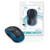 LOGITECH WIRELESS MOUSE M185 BLUE, OPTICAL MOUSE FOR NOTEBOOKS,