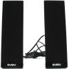 SVEN 230 BLACK, 2.0 / 2X2W RMS, HEADPHONE JACK