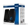 SVEN 320 BLACK (USB), 2.0 / 2X3W RMS, VOLUME CONTROL, USB POWER SUPPLY,
