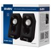 SVEN 300 BLACK (USB), 2.0 / 2X3W RMS, USB POWER SUPPLY