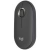 LOGITECH WIRELESS MOUSE PEBBLE M350 GRAPHITE, OPTICAL MOUSE FOR