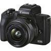 MIRRORLESS CAMERA CANON EOS M50 MARK II + 15-45 F/3.5-6.3 IS STM BLACK