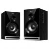 SVEN SPS-705 BLACK,  2.0 / 2X20W RMS, BLUETOOTH, CONTROL PANEL ON THE ACTIVE SPEAKER SIDE PANEL,  HEADPHONE JACK, WOODEN, (4"+3/4")