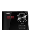 SVEN MS-305 BLACK,  2.1 / 20W + 2X10W RMS,  BLUETOOTH V. 2.1 +EDR, DIGITAL LED DISPLAY, FM-TUNER,  USB FLASH, SD CARD, REMOTE CONTROL, HEADPHONE INPUT, GLOSSY BLACK FRONT PANELS, WOODEN.