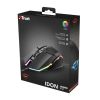 TRUST GAMING GXT 950 IDON ILLUMINATED MOUSE, 500 - 6000 DPI, MECHNICAL BUTTON, 7 PROGRAMMABLE BUTTON, RGB LIGHTING, 1,8 M USB, BLACK