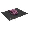 TRUST GXT 783 IZZA GAMING MOUSE & MOUSE PAD (245X210), FULLY ILLUMINATED TOP, RUBBERIZED TOP COVER FOR A FIRM GRIP,  800 - 2400 DPI, 6 BUTTON, USB, BLACK